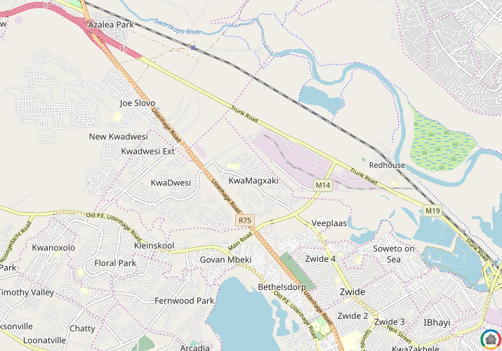 Map location of Kwamagxaki